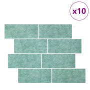 Piastrella subway 10 pz Grigio Verde 29 x 21 cm CFW5365229