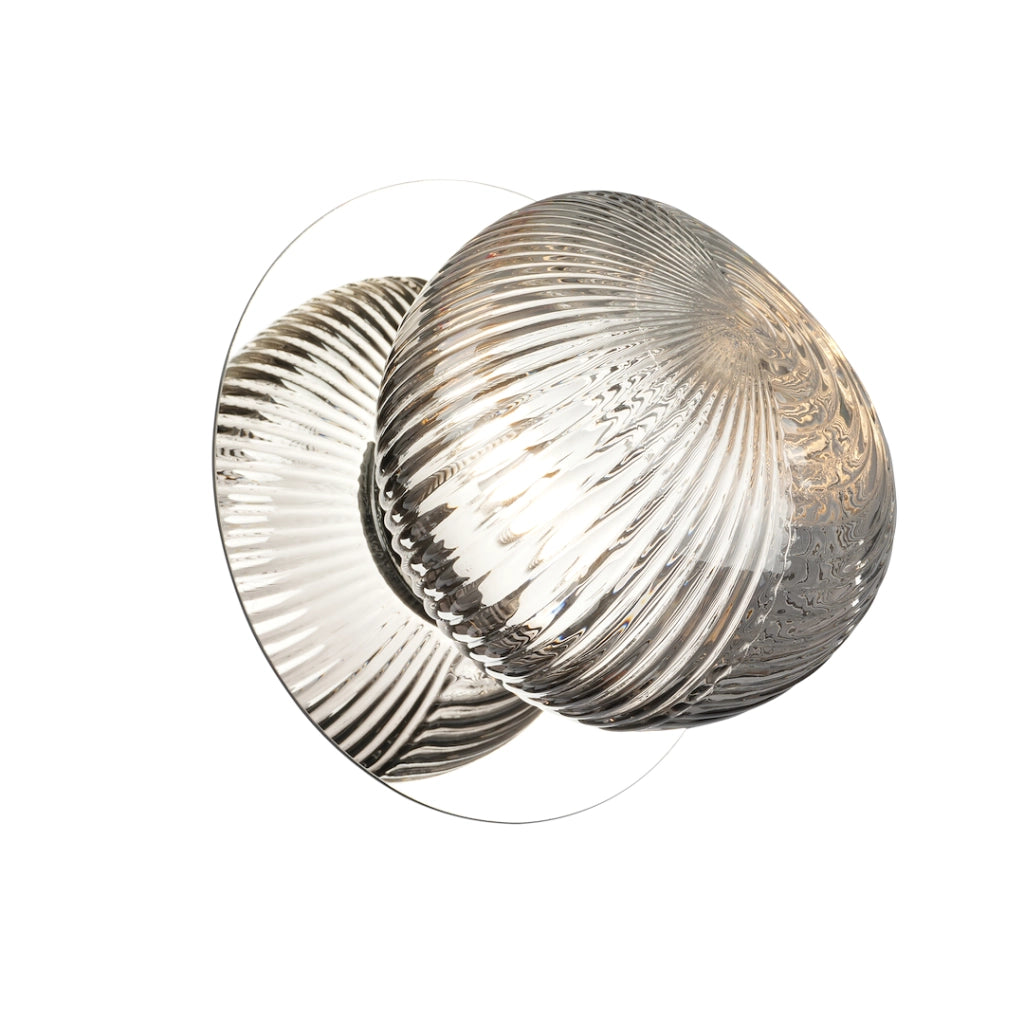 Applique BOLLA Milagro cromo vetro rigato LED 3W 3000K