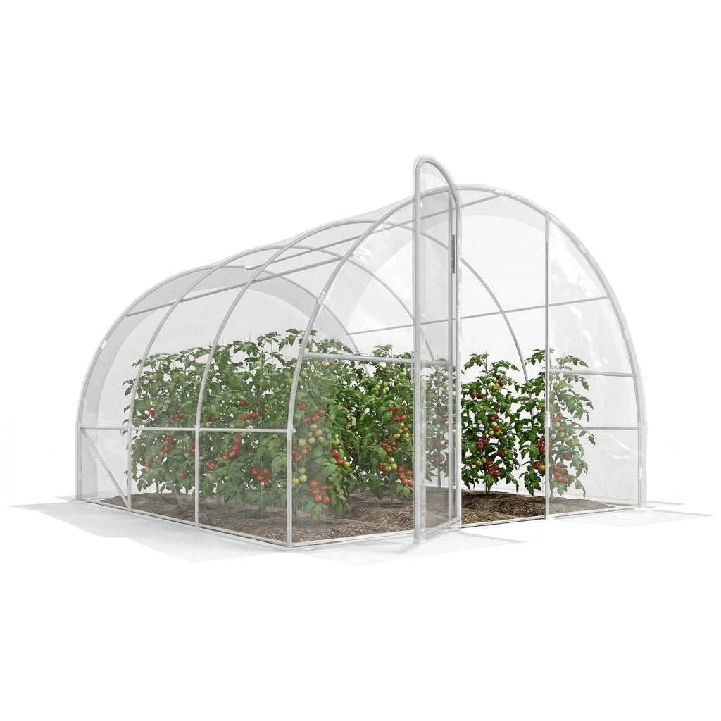Serra Tunnel da Giardino 3x3x2m ¨C Xylo ¨C 9m2 con Porta PE 150g/m2 per Piante Verdure Fiori