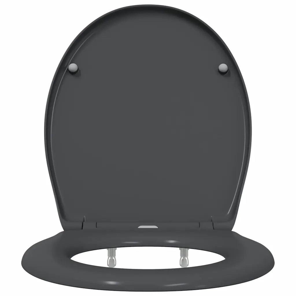 Sedile del WC Antracite 47 x 37 x 4 cm Duroplast 42002346