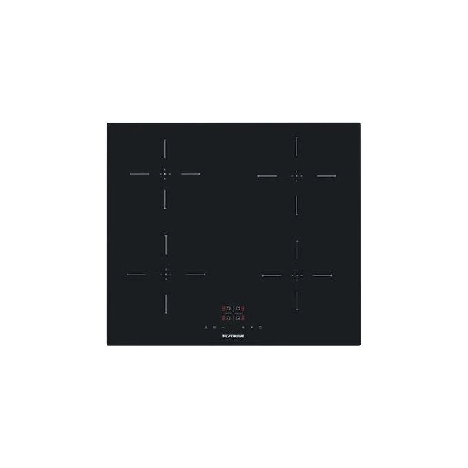 Silverline IH5445B01 piano cottura Nero Da incasso 59 cm Piano cottura a induzione 4 Fornello(i)