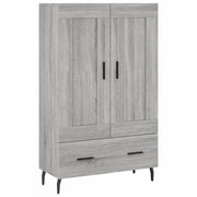 Credenza | Madia | Buffet da pranzo | Armadio da pranzo Grigio Sonoma 69,5x31x115 cm in Legno Multistrato