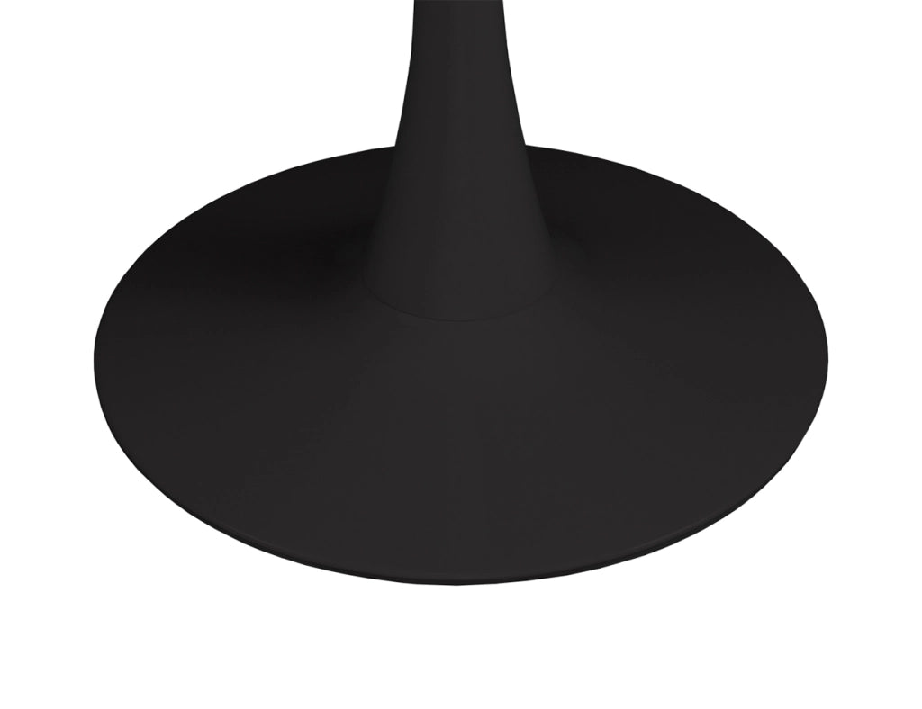 Tavolo rotondo Ø70 cm, tavolo da pranzo tondo nero - Omar - TR10-7OMPM