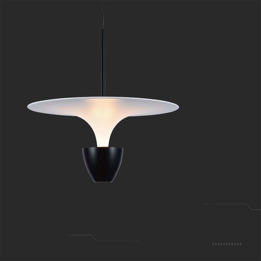 Lampada a sospensione LED V-TAC VT-7832 9W 3000K bianco/nero