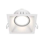 Maytoni lampada da incasso Dot 1 luce GU10 bianco alluminio