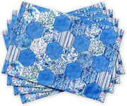 Set di 4 tovagliette da tavola in cotone 100% per tavola da pranzo, cucina, matrimoni, occasioni quotidiane, feste di cena, primavera/estate, Pasqua (33 cm x 48 cm)