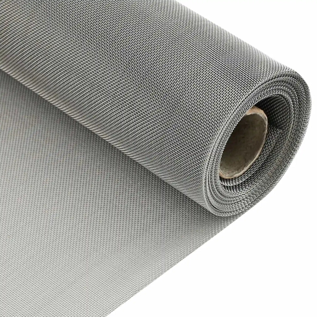 Rete per schermatura 100 x 500 cm 30 Mesh Argento 42039557