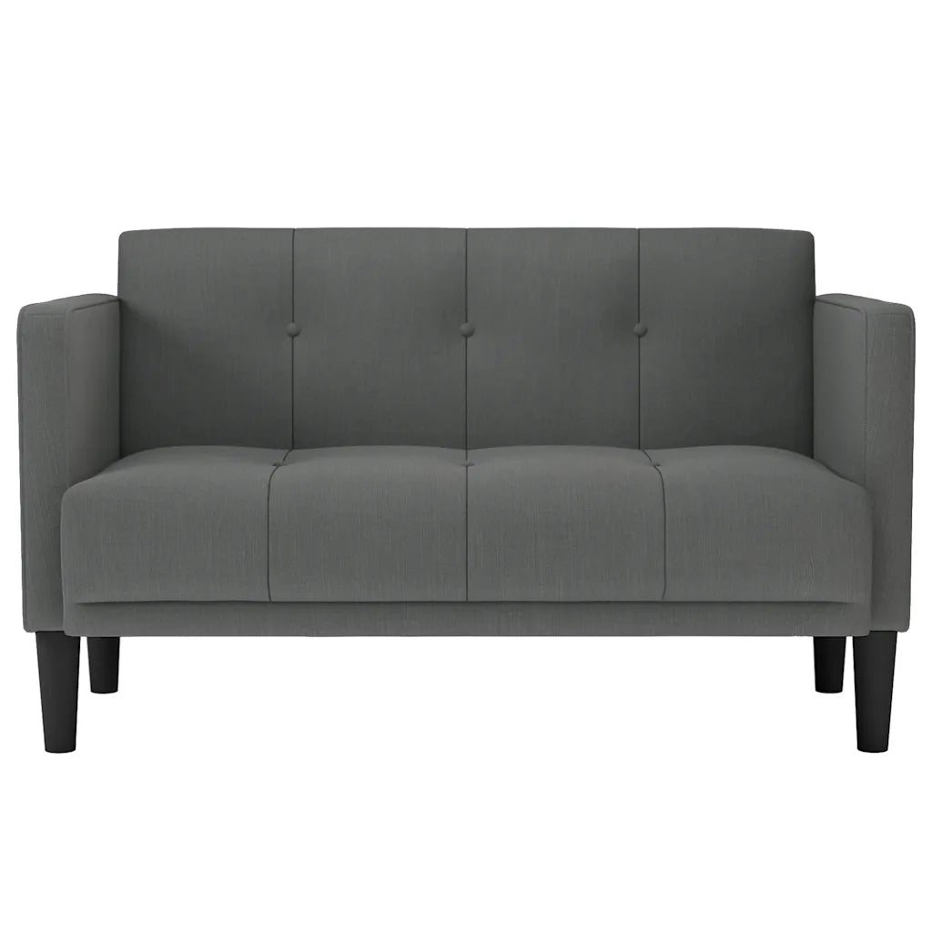 Divano Divanetto-Sofa Grigio Scuro 111 cm in Tessuto