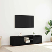 Mobile TV Rovere Nero 140 x 38,5 x 36 cm Legno multistrato 862563