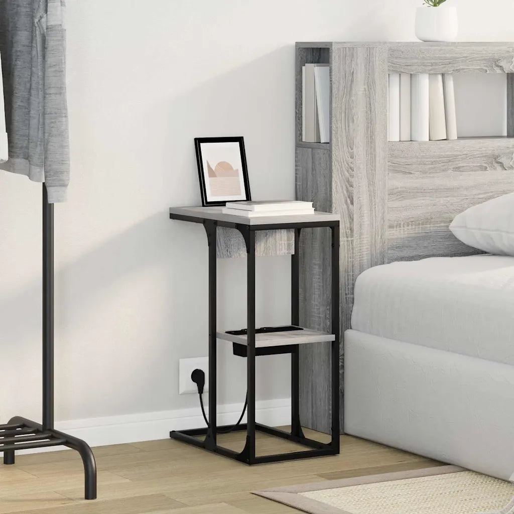 Armadio da Notte Grigio Sonoma 41,5 x 26 x 60,5 cm 859593