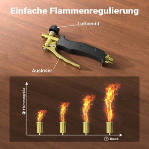 Bruciatore per erbacce a gas Diserbante per erbe infestanti Bruciatore Saldatore