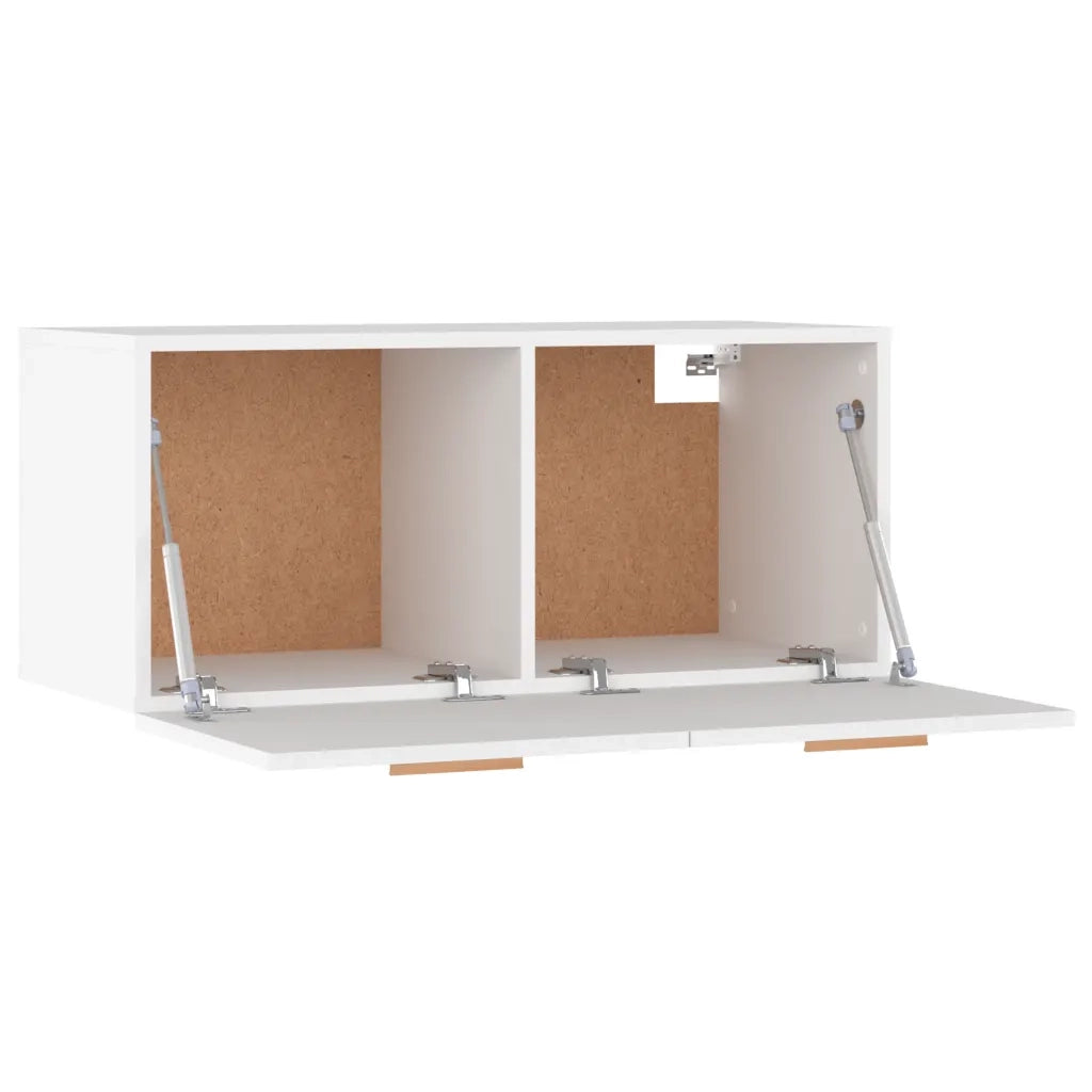 Armadietto a Muro Bianco 80x35x36,5 cm in Legno Multistrato cod mxl 32885