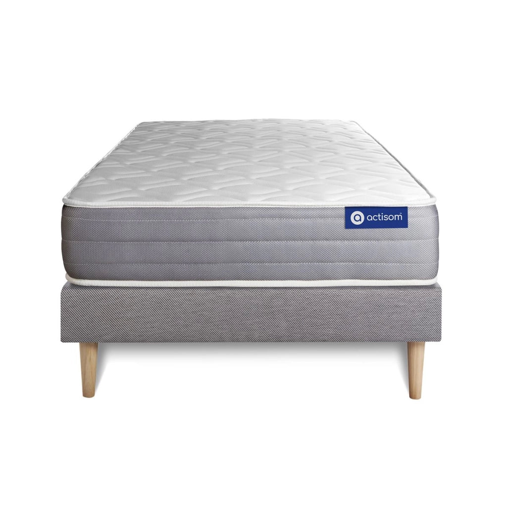 Kit rete e materasso matrimoniale Actilatex dream 80x190cm - Spessore : 22cm - Lattice e memory foam - Moderatamente rigido