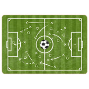 Tappeto del soggiorno | Tappeto Bambini Verde 160x230 Campo Calcio Lavabile