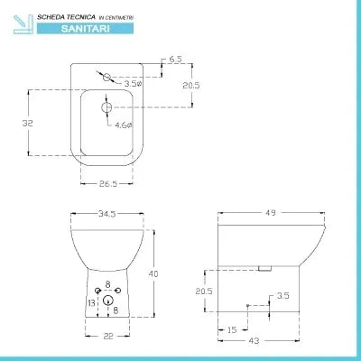 Wc e bidet filomuro salvaspazio Rimless e sedile originale soft close Ginevra