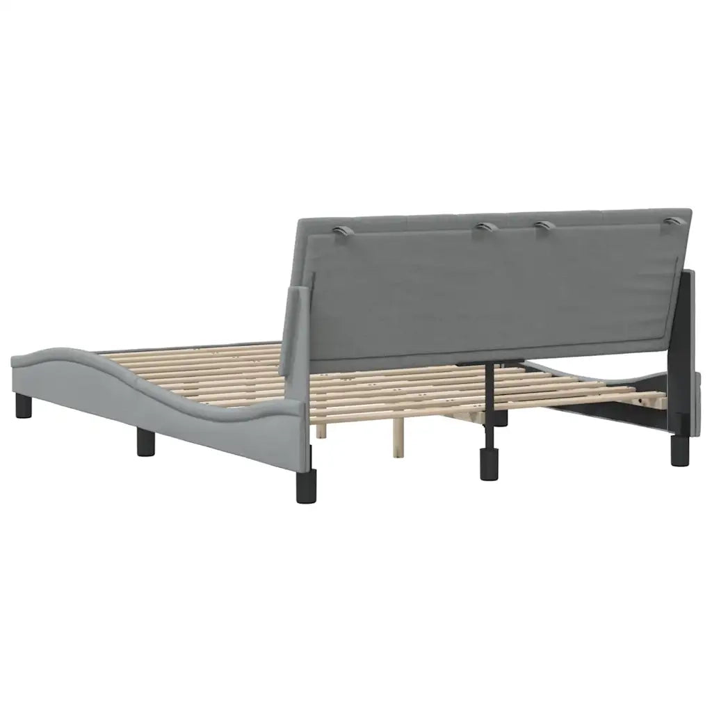 Giroletto senza Materasso Hanko Grigio Chiaro 120x200 cm Tessuto 3310377