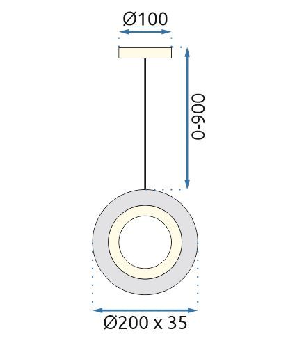 Lampadario A Sospensione In Cristallo G119-1cp Gold