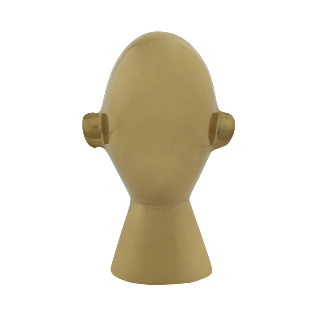 Scultura Phantom 225 in alluminio dorato