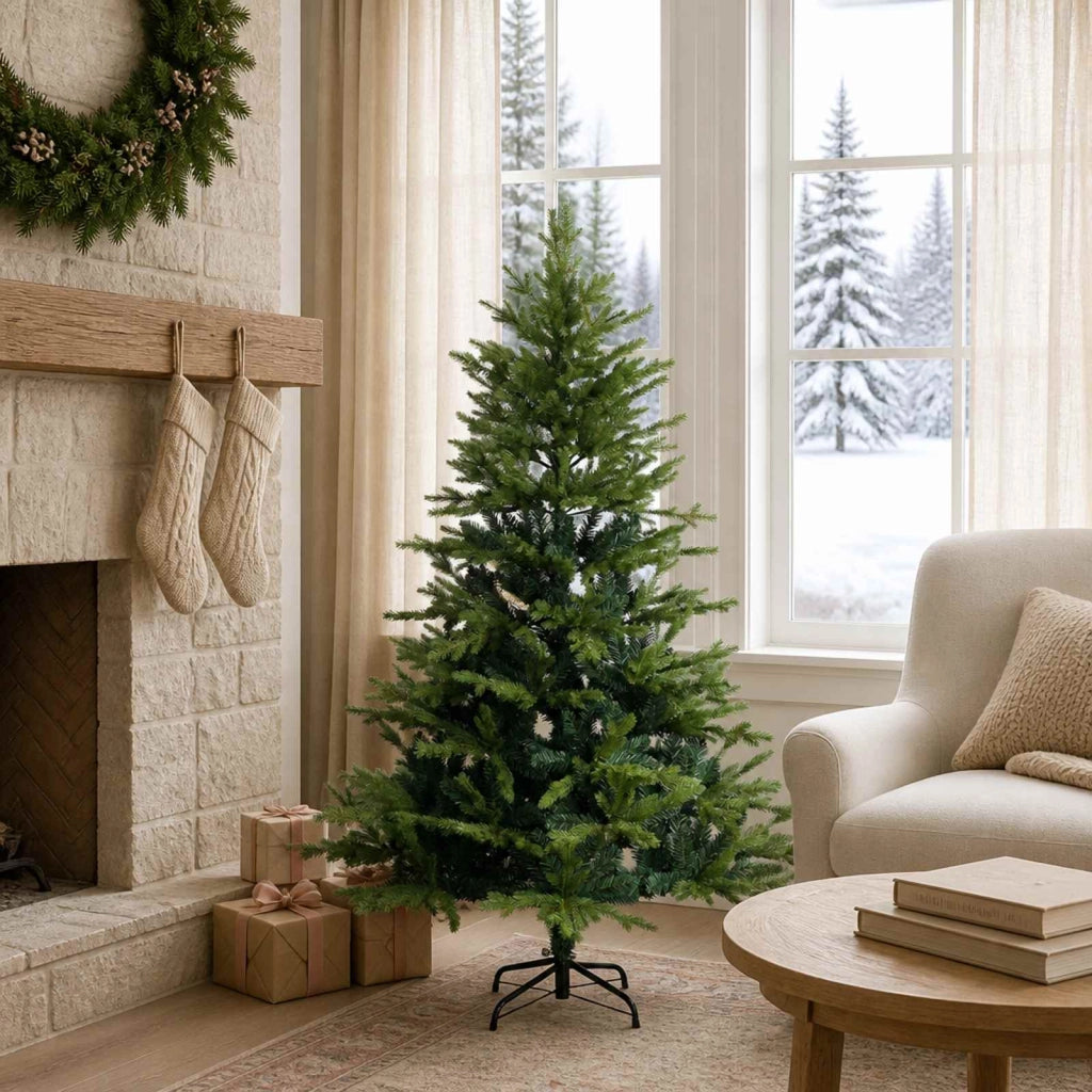 Albero di Natale Artificiale con Rami Pieghevoli 150 cm 42055478
