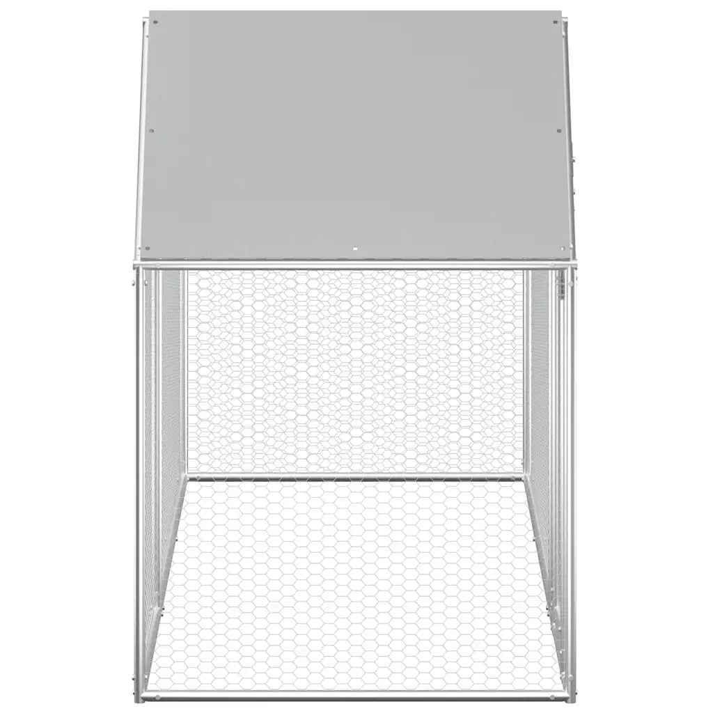 Pollaio 3x1x1,5 m in Acciaio Zincato CFW6360730
