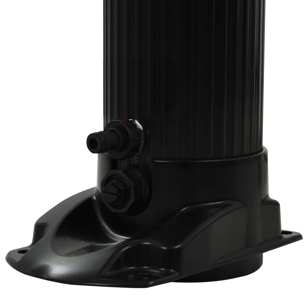 Doccia ad Energia Solare Pieghevole Nera 214 cm 23 L CFW6227178