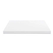 Piano lavabo rettangolare truciolare bianco 100x47x4H