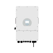 Inverter Fotovoltaico Trifase, Ibrido On-Grid/Off-Grid, Certificato CEI 0-21, Schermo LCD Touch a Colori, Smart Meter Integrato, WiFi e TA Inclusi, Garanzia 10 Anni, IP65 (5KW)