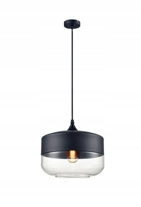 Lampada Da Soffitto Pensile Di Vetro Zenit D Black