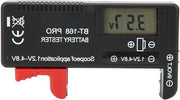 Tester di capacità batterie digitale con display LCD per batterie CR2032 LR44 L736 6F22 9V AAA AA D C 18650 16340 14500 10440.