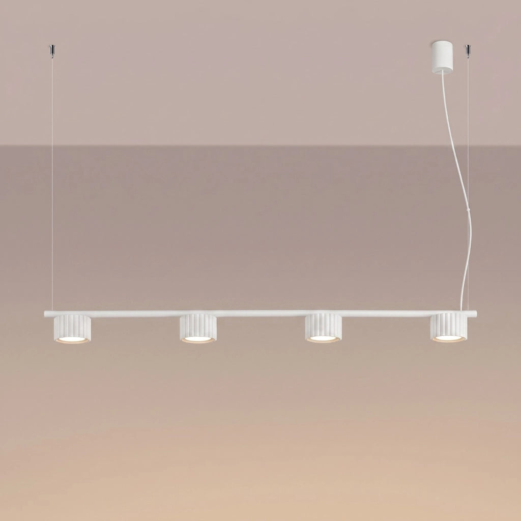 Lampadario AURA 4 bianco Gx53
