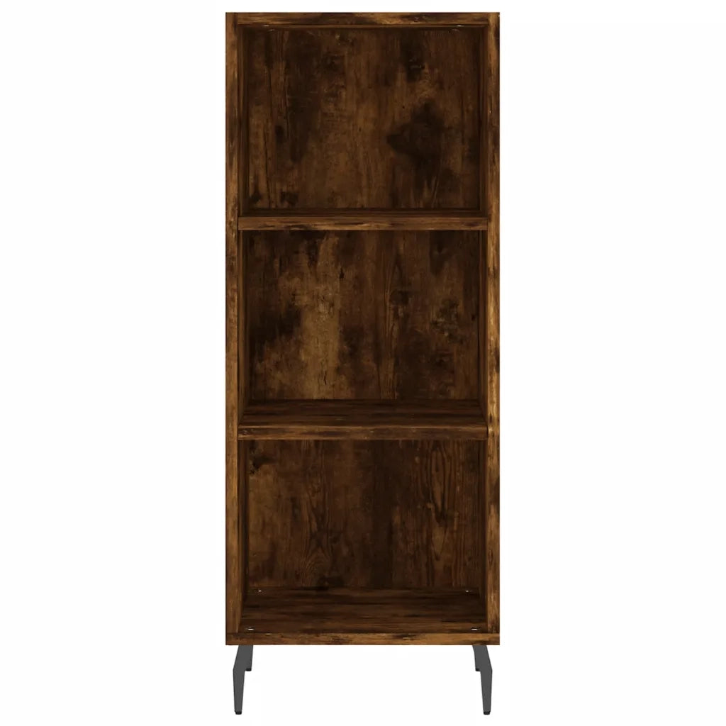 Credenza Rovere Fumo 34,5x34x180 cm in Legno Multistrato 3198998