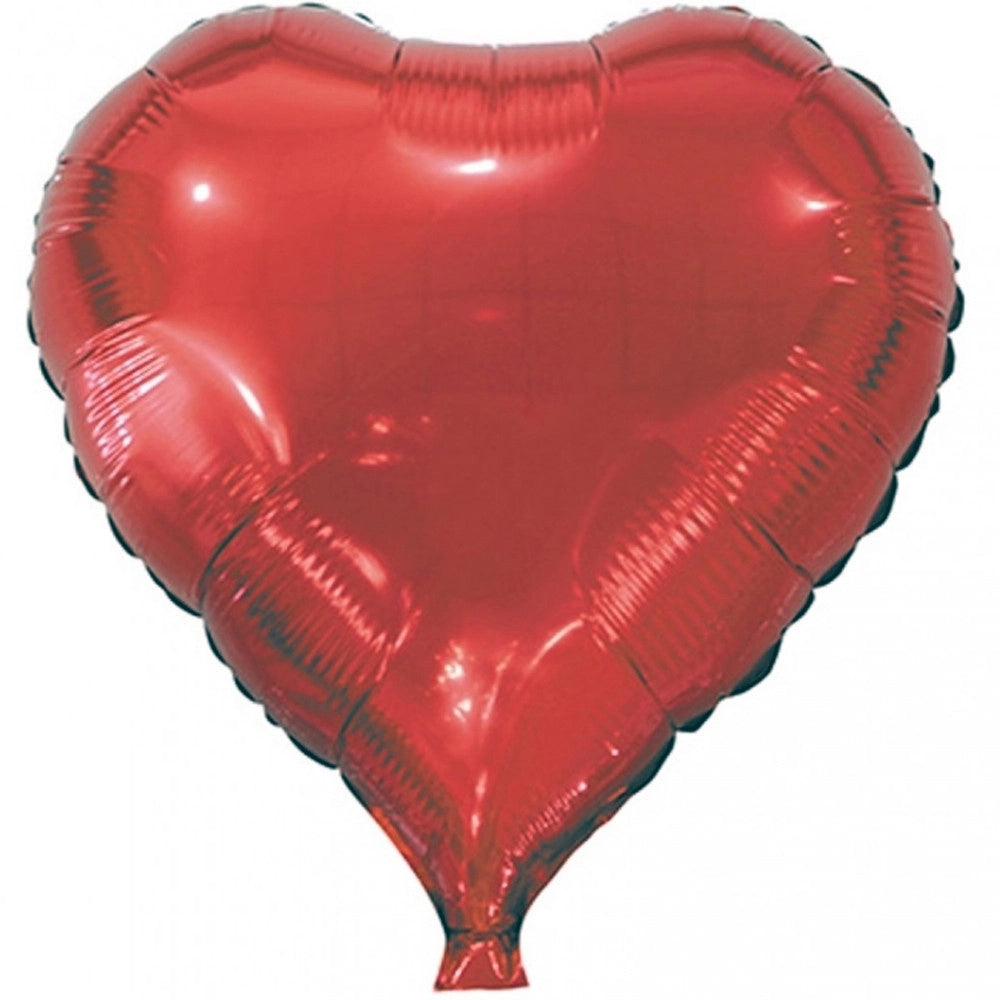 Trade Shop - Set 2 Festoni Palloncini Cuore Love Cuori Rosso 45cm Per Elio Compleanni Party -