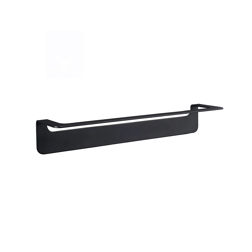 Porta salviette nero da 45 cm serie skyline - fissaggio biadesivo o incollo