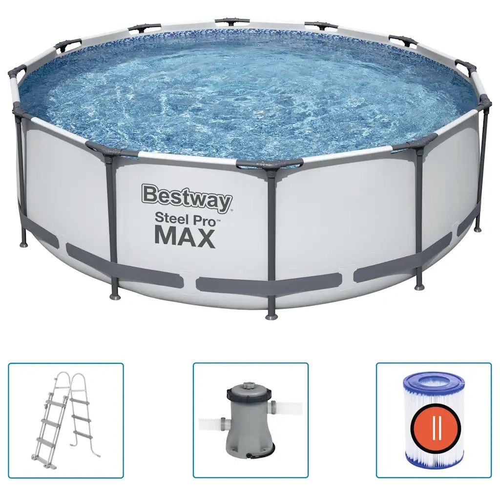Bestway Set Piscina Steel Pro MAX 366x100 cm 3202555