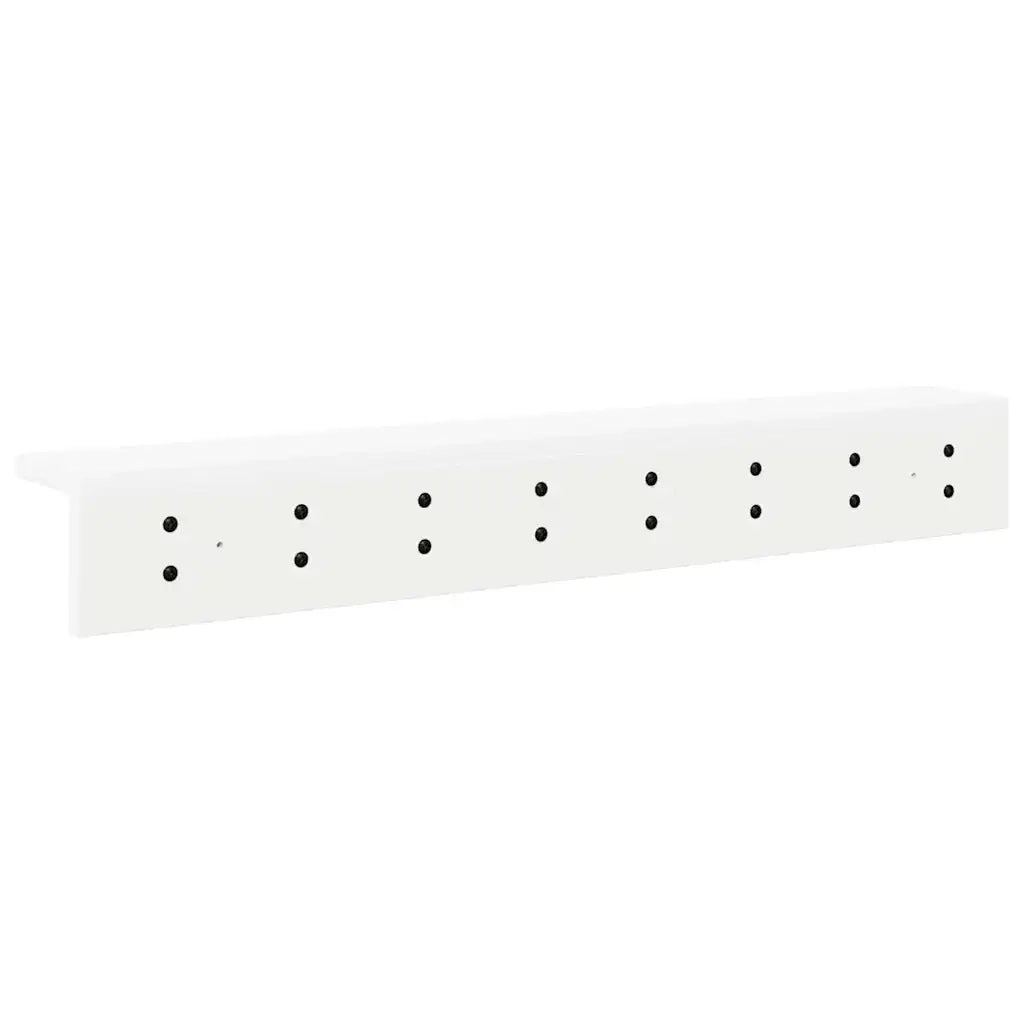 Appendiabiti a muro A parete Bianco 80 x 10,5 x 10,5 cm 874363