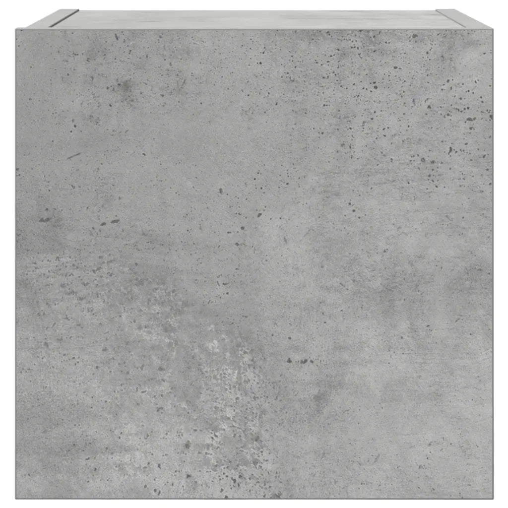 Mobili Porta TV a Parete 2pz Grigio Cemento 30,5x30x30 cm 804494