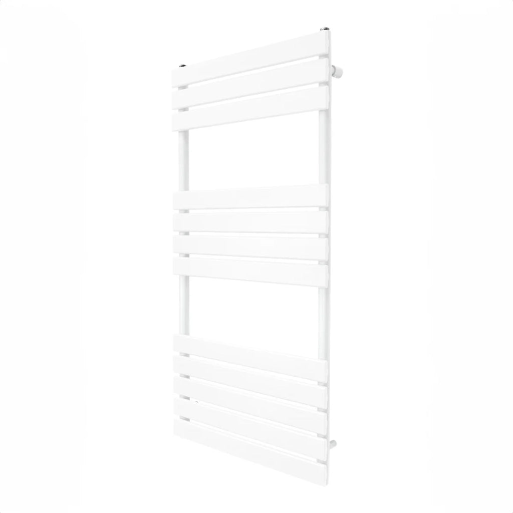 Radiatore per asciugamani design a pannello piatto 1200 x 600 mm per bagno ad incasso  Bianco