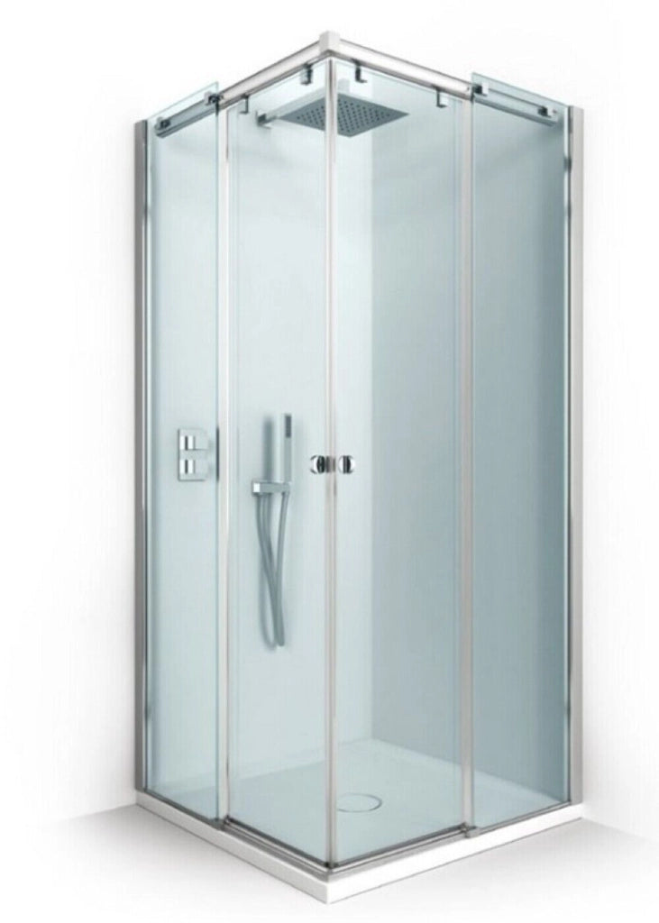 Box Doccia 120 Cm Sinistro 80 Cm Destro Fitz Als Lals 120X901 Britra - Box E Co.