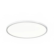 Plafoniera rotonda serie GPL 40W LED con tecnologia CCT 3000K/4000K/6000K in materiale termoplastico bianco - Gealuce - Installazione interna
