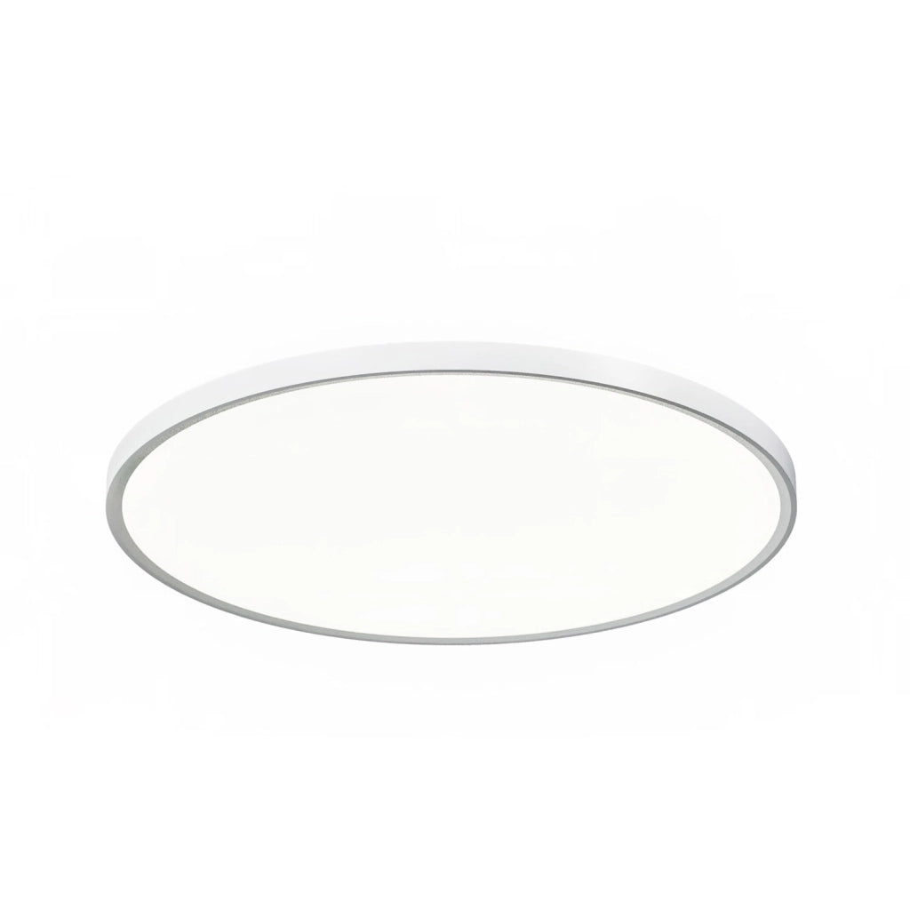 Plafoniera rotonda serie GPL 40W LED con tecnologia CCT 3000K/4000K/6000K in materiale termoplastico bianco - Gealuce - Installazione interna