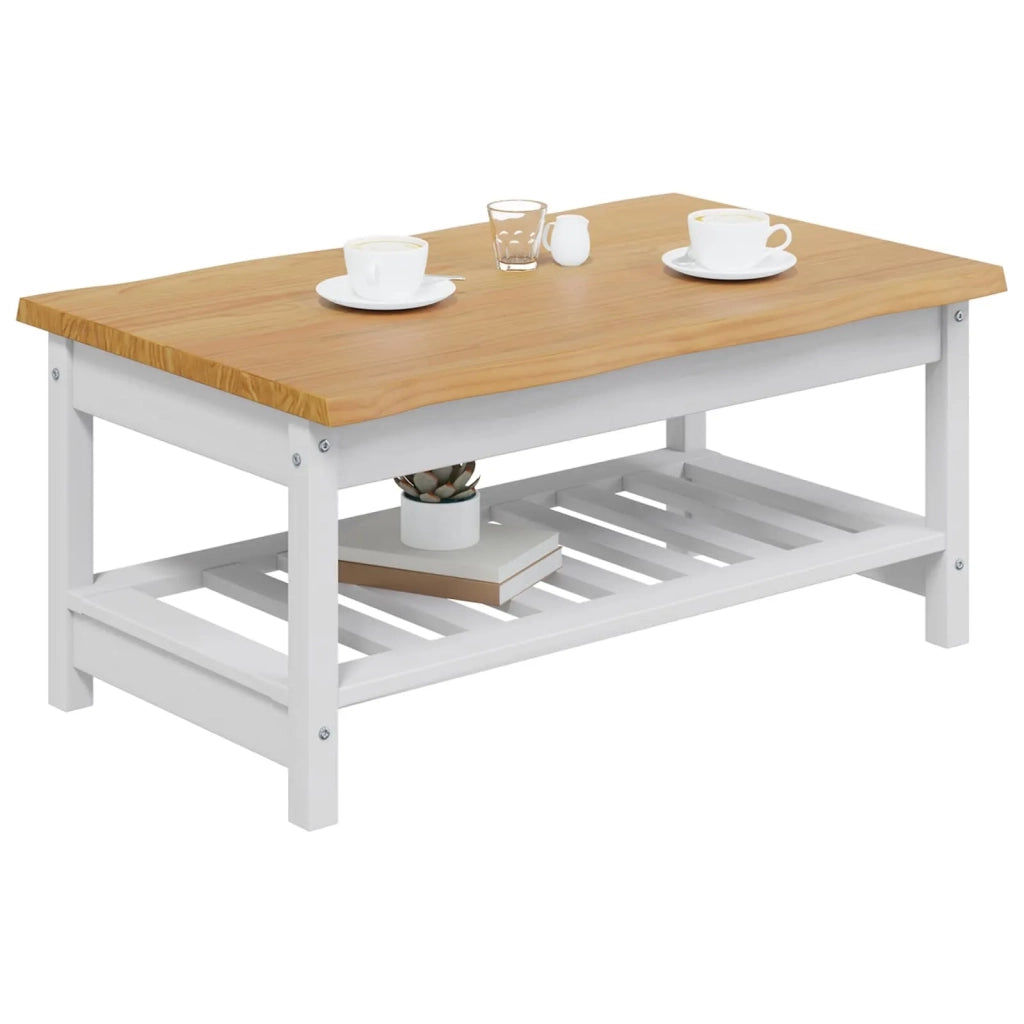 VidaXL Tavolino da salotto EKAI Bianco 100 x 60 x 45,5 cm 42037020