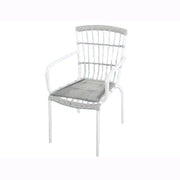 Sedia In Alluminio E Polyrattan Da Giardino Esterni Col. Champagne 1Pz