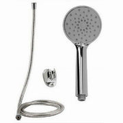 Trade Shop - Kit Doccetta Doccino Soffione Doccia Bagno Rotondo Con Laccio 1,8mt Staffa 69348 -