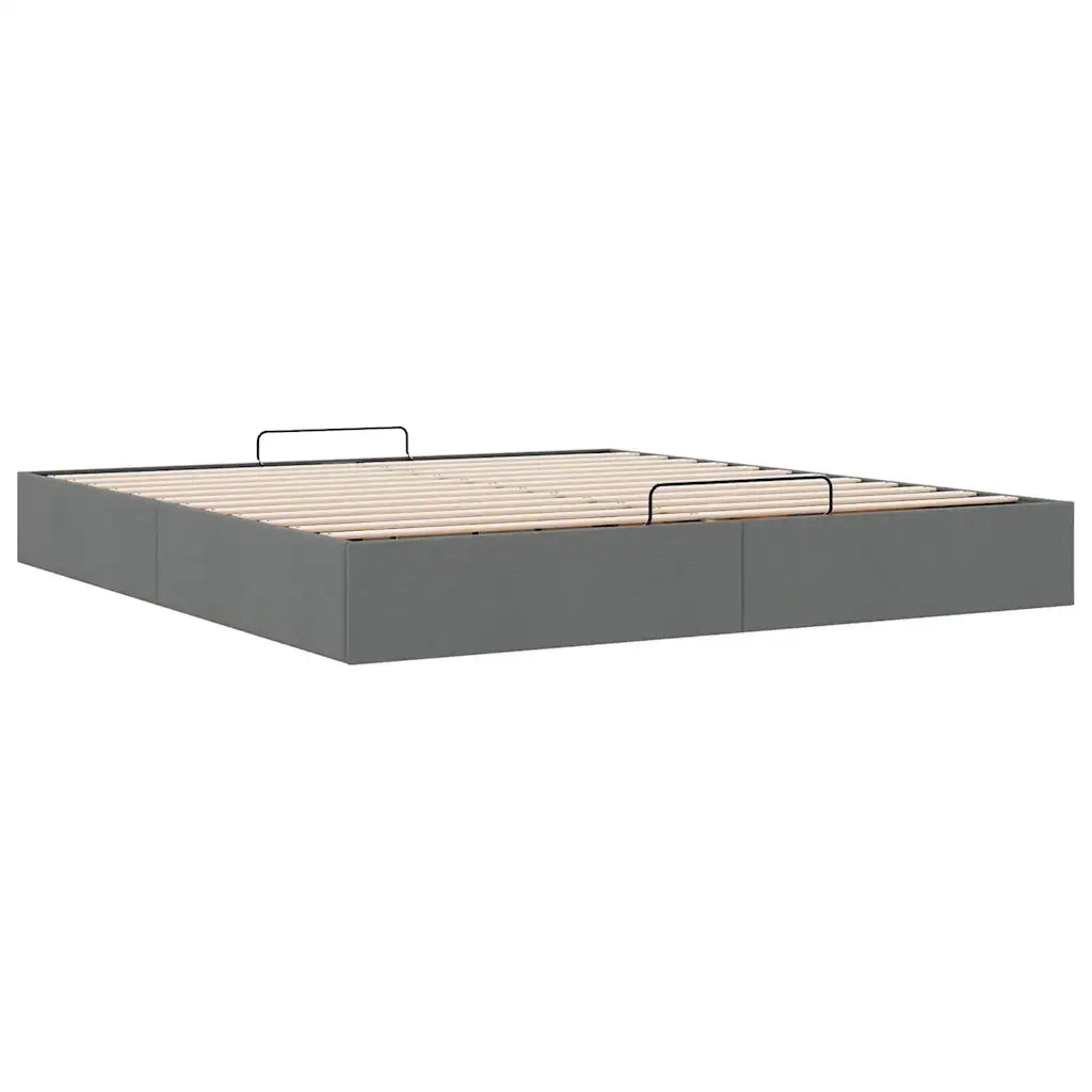 Struttura Letto Pouf senza Materasso 200x200 cm in Tessuto 3310904