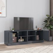 Mobili TV 2 pz-Set di 2 Credenza per TV Antracite 67x39x44 cm in Acciaio 931476