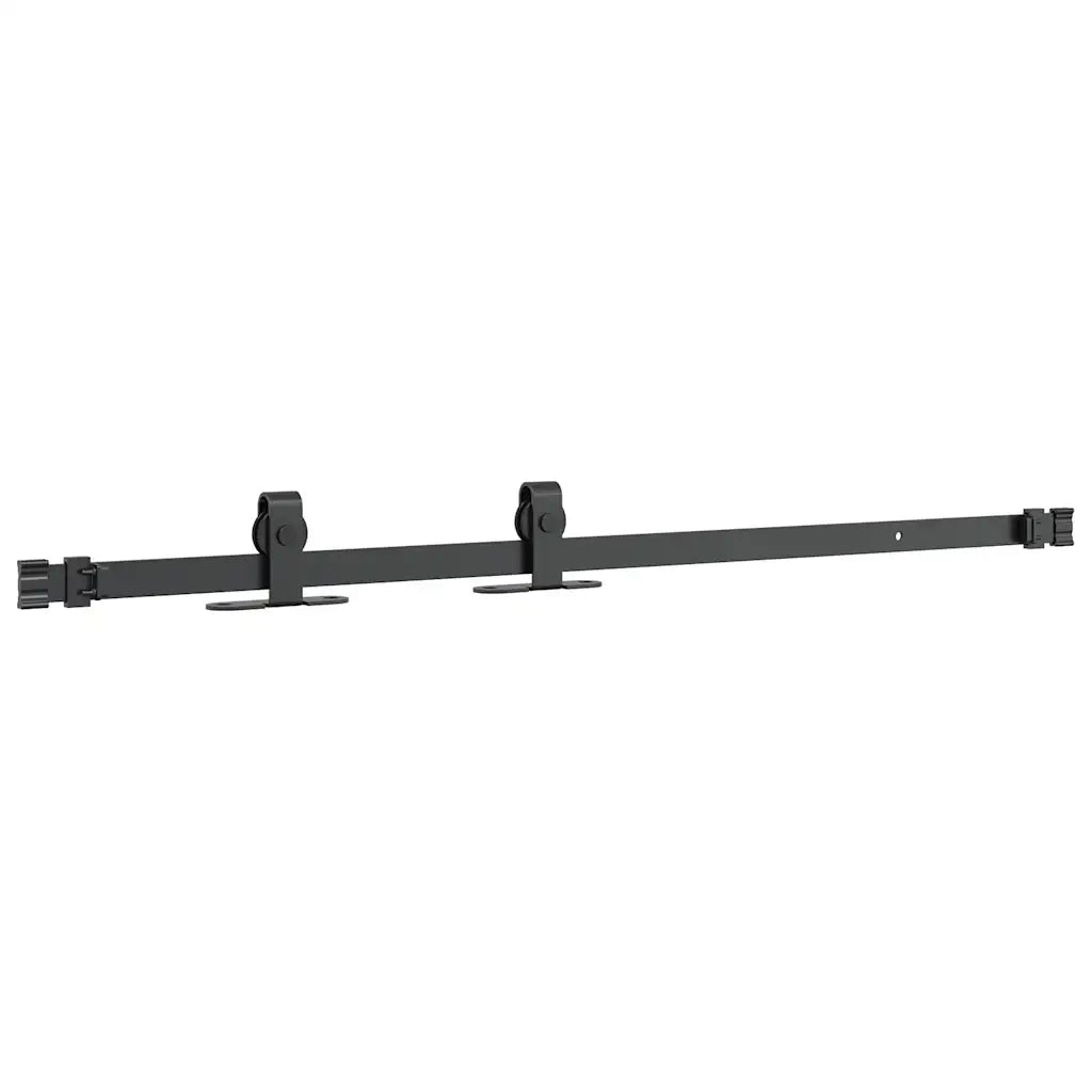 vidaXL Kit Anta Scorrevole per Armadio 91 cm in Acciaio al Carbonio
