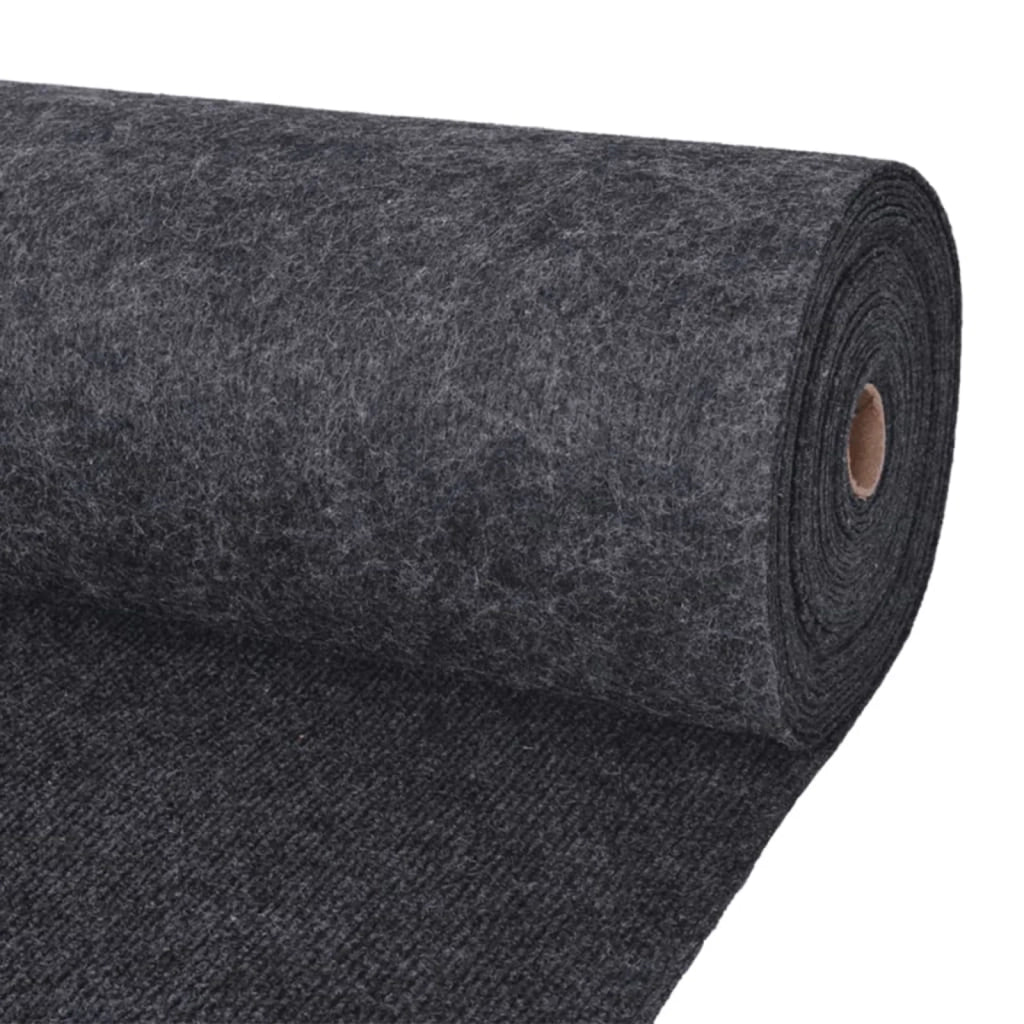 Tappeto Antracite 1,2 x 20 m Poliestere