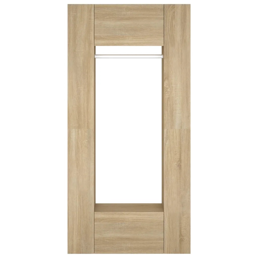 Mobili da Corridoio 2 pz Rovere Sonoma in Legno Multistrato