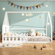 Letto per bambini in pino - Xylo - 140x200 - Bianco