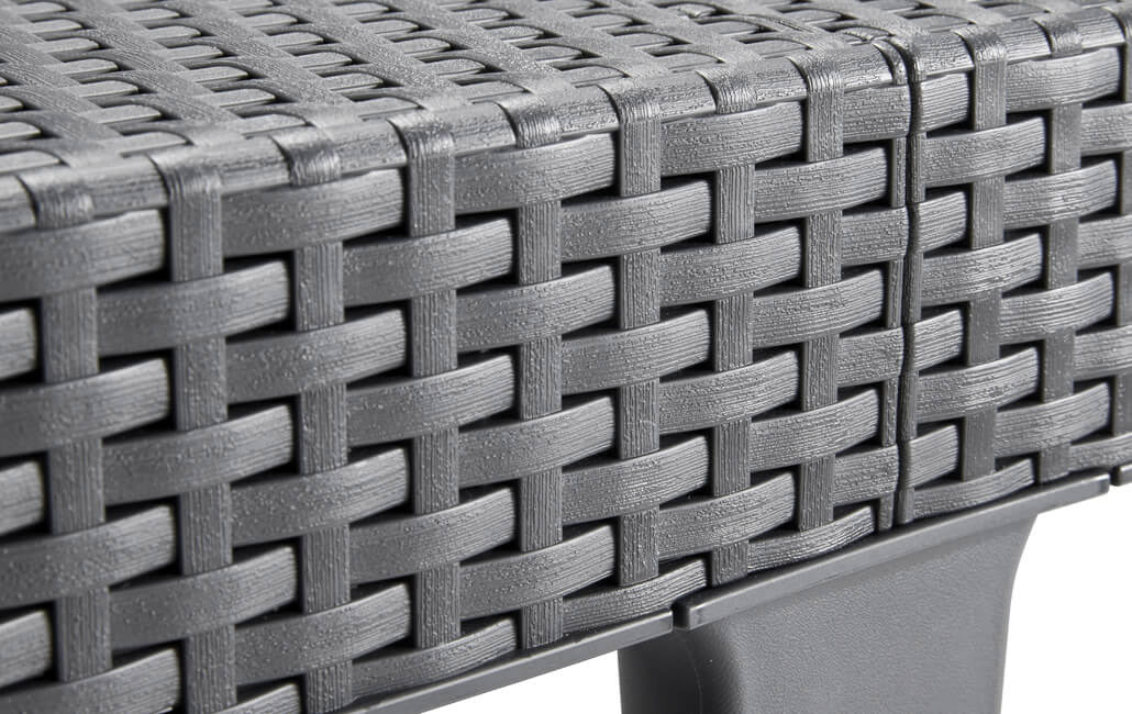 Lettino Prendisole da Giardino 187,5x58x29 cm in Resina Keter Jaipur Antracite